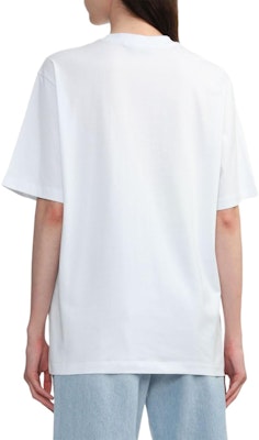 (W) MSGM Baju-T Putih Oversized Cetakan Bunga Hem Bergaris 3642MDM91247002 Purchase (W) MSGM Baju-T Putih Oversized Cetakan Bunga Hem Bergaris 3642MDM91247002