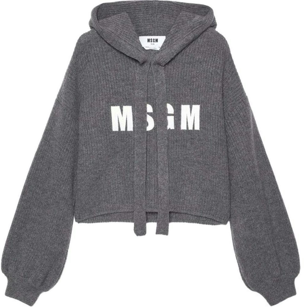 women-msgm-gray-knit-hoodie-with-embroidered-letter-design-3741-mdm-218247790-grey