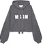 Buy (W) MSGM Sudadera Gris de Punto con Diseño de Letras Bordadas. 3741MDM218247790-GREY