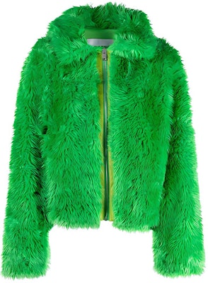 (W) Chaqueta Verde de Cuero Sintético con Cremallera y Forro de Pelo Sintético MSGM. 3142MDH101217805-36 Buy (W) Chaqueta Verde de Cuero Sintético con Cremallera y Forro de Pelo Sintético MSGM. 3142MDH101217805-36