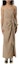 Buy (W) MSGM Vestido Maxi Beige de Tiro Alto para Mujer 3641MDA31247010-23