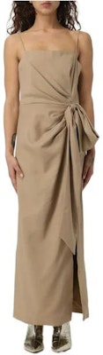 (W) MSGM Vestido Maxi Beige de Tiro Alto para Mujer 3641MDA31247010-23 Order (W) MSGM Vestido Maxi Beige de Tiro Alto para Mujer 3641MDA31247010-23