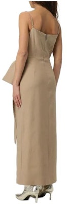 (W) MSGM Vestido Maxi Beige de Tiro Alto para Mujer 3641MDA31247010-23 Shop (W) MSGM Vestido Maxi Beige de Tiro Alto para Mujer 3641MDA31247010-23
