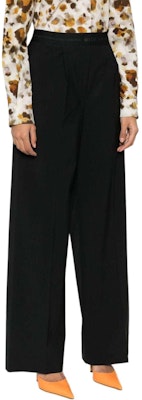 (W) MSGM Seluar Hitam Potongan Lurus Berpinggang Tinggi dan Berlipat 3641MDP16247200-99 Purchase (W) MSGM Seluar Hitam Potongan Lurus Berpinggang Tinggi dan Berlipat 3641MDP16247200-99