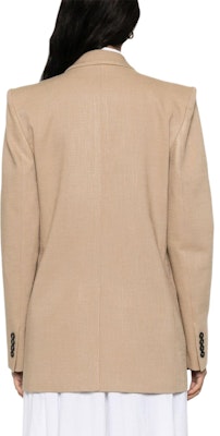 (W) MSGM 연한 갈색 텍스처 더블브레스티드 블레이저 3641MDG09Y247010-23 Shop (W) MSGM 연한 갈색 텍스처 더블브레스티드 블레이저 3641MDG09Y247010-23