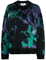 (Women) MSGM Oversized Crewneck Long-Sleeve Sweater - Black. 3542MDM213237957-BLACK (Women) MSGM Oversized Crewneck Long-Sleeve Sweater - Black. 3542MDM213237957-BLACK