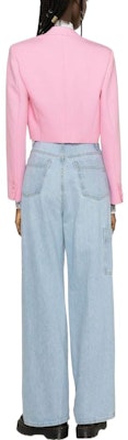 (W) MSGM Blazer Cropped Rosa Manga Larga Colección Otoño Invierno 2022. 3341MDG1422761212 Shop (W) MSGM Blazer Cropped Rosa Manga Larga Colección Otoño Invierno 2022. 3341MDG1422761212