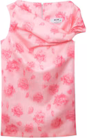Order (W) MSGM 粉色花卉印花無袖洋裝附摺疊細節 3742MDA30A247851-PINK