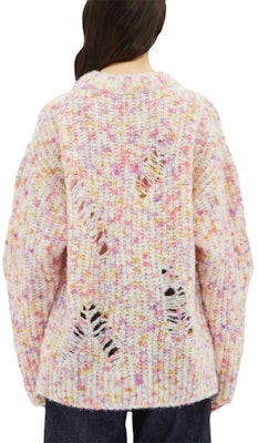 (W) MSGM 粉色镂空细节落肩设计针织毛衣。 3741MDM210247785-PINK Shop (W) MSGM 粉色镂空细节落肩设计针织毛衣。 3741MDM210247785-PINK