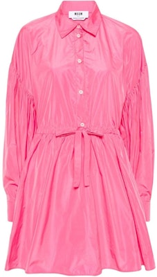 (W) Vestido MSGM Rosa Palo de Manga Larga con Hombros Caídos y Detalle Plisado. 3641MDA59247109-PINK Buy (W) Vestido MSGM Rosa Palo de Manga Larga con Hombros Caídos y Detalle Plisado. 3641MDA59247109-PINK