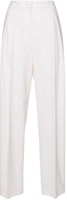 (Women) MSGM Slim Mid-Rise Pleated Tailored Pants Light Yellow. 3641MDP01247200 (Women) MSGM Slim Mid-Rise Pleated Tailored Pants Light Yellow. 3641MDP01247200