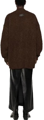 (W) MSGM 브이넥 풀오버 스웨터 브라운 긴소매 솔리드 컬러. 3542MDM209237992-BROWN Shop (W) MSGM 브이넥 풀오버 스웨터 브라운 긴소매 솔리드 컬러. 3542MDM209237992-BROWN