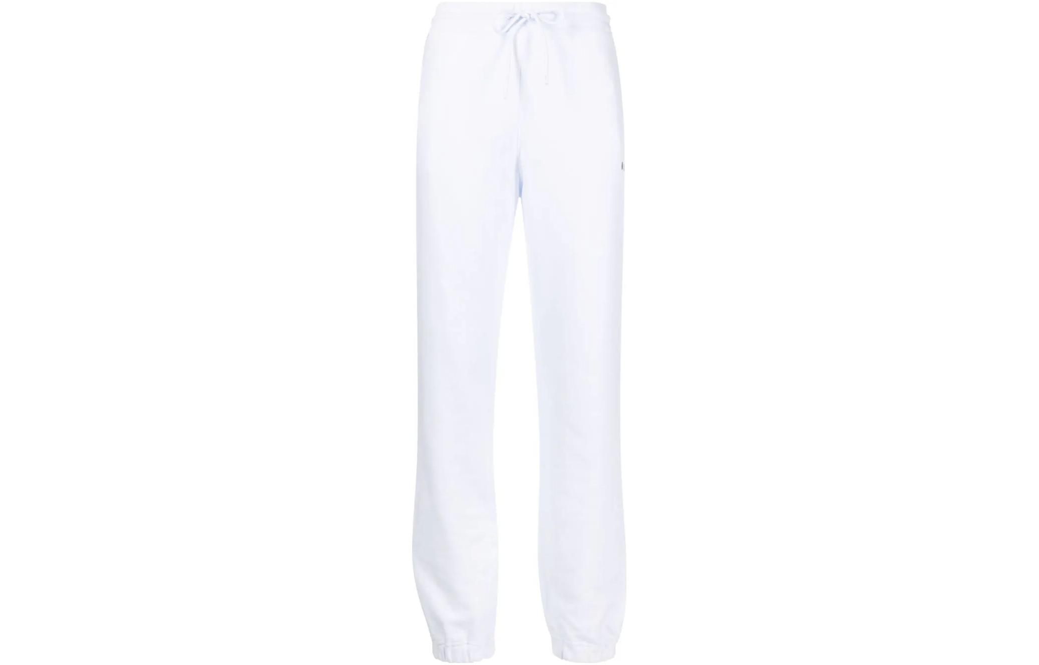 (Women) MSGM  White Drawstring Jogger Casual Pants 2000MDP50020000001
