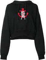 (Women) MSGM Anchor Graphic Hoodie Black 2641MDM17019529999 (Women) MSGM Anchor Graphic Hoodie Black 2641MDM17019529999