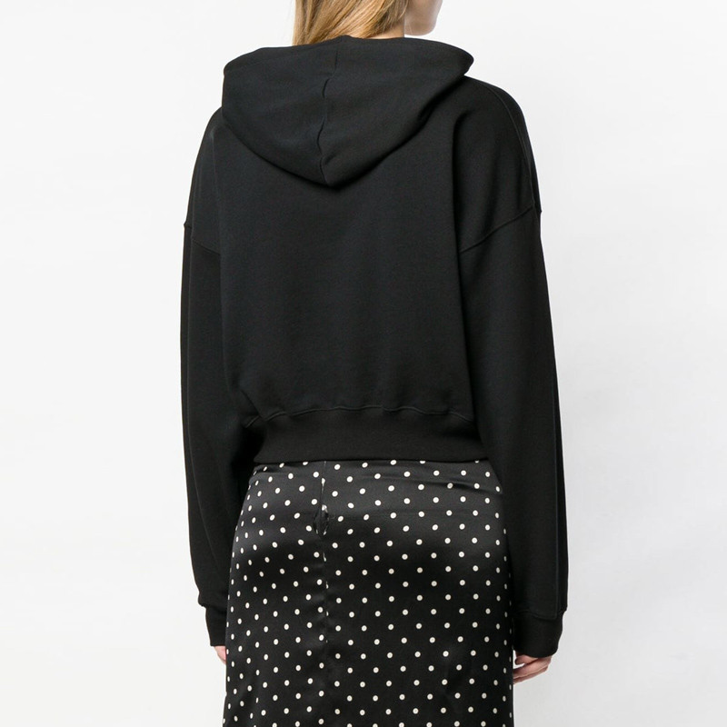 Purchase (Women) MSGM Anchor Graphic Hoodie Black 2641MDM17019529999