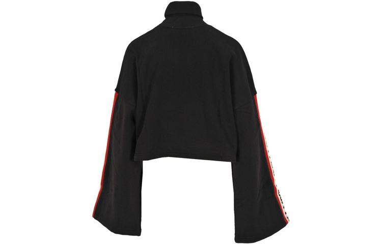 Lookbook (W) MSGM 黑色高領標誌毛衣，側邊字母設計 2541MDM74-184799-99