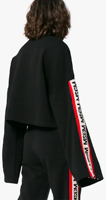 (W) MSGM 黑色高領標誌毛衣,側邊字母設計 2541MDM74-184799-99 Details for (W) MSGM 黑色高領標誌毛衣,側邊字母設計 2541MDM74-184799-99