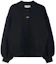 Order (Women) MSGM Black Sweatshirt with Colorful Logo Embroidery 3341MDM85227785-99