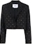 Buy (W) MSGM 크리스탈 장식 싱글버튼 크롭 블레이저 3341MDG14X227612-99