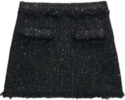 (Women) MSGM Distressed High-Waisted Frayed Hem Casual Skirt Women’s Black. 3741MDD07247619-BLACK (Women) MSGM Distressed High-Waisted Frayed Hem Casual Skirt Women’s Black. 3741MDD07247619-BLACK