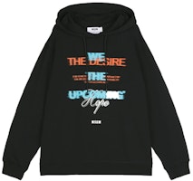 (Women) MSGM FW21 Logo Print Hoodie Black 3141MDM174-217799-99 (Women) MSGM FW21 Logo Print Hoodie Black 3141MDM174-217799-99