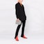 Purchase (W) MSGM FW21 Blazer Negro Oversized Cruzado para Mujer. 3141MDG12-217605-99