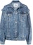 Buy (W) Jaket Denim Cetakan Splatter MSGM FW21 Wanita Biru 2941MDH46L207728-88