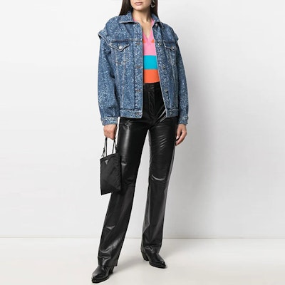 (W) Jaket Denim Cetakan Splatter MSGM FW21 Wanita Biru 2941MDH46L207728-88 Purchase (W) Jaket Denim Cetakan Splatter MSGM FW21 Wanita Biru 2941MDH46L207728-88