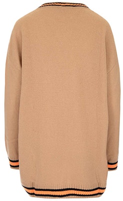 (W) MSGM FW21 스트라이프 브이넥 니트 스웨터 베이지 3141MDM125-217790-23 Lookbook (W) MSGM FW21 스트라이프 브이넥 니트 스웨터 베이지 3141MDM125-217790-23