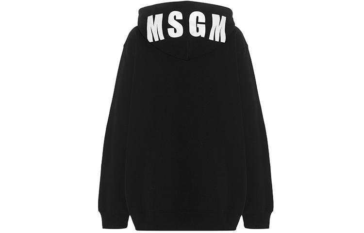 Lookbook (W) MSGM 黑色Logo連帽上衣 2000MDM535200000-99