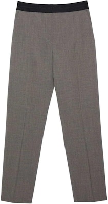 (W) MSGM 여성용 플리츠 스트레이트 레그 캐주얼 팬츠 그레이. 3741MDP13247506-GREY Order (W) MSGM 여성용 플리츠 스트레이트 레그 캐주얼 팬츠 그레이. 3741MDP13247506-GREY