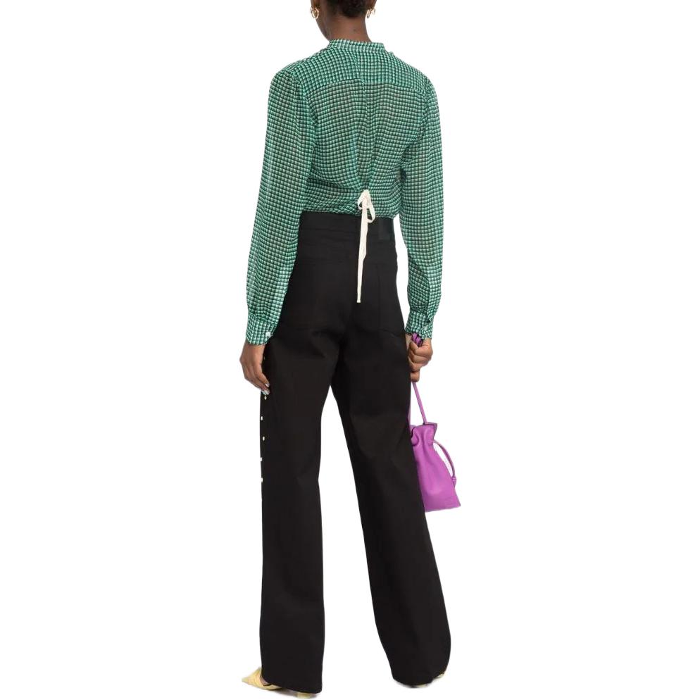 Shop (W) MSGM SS22 비즈 데님 진 블랙. 3242MDP14922748499