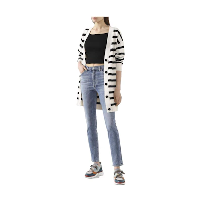(Women) MSGM SS23 Striped Knit Pullover Multicolor 2841MDM143-207295-99