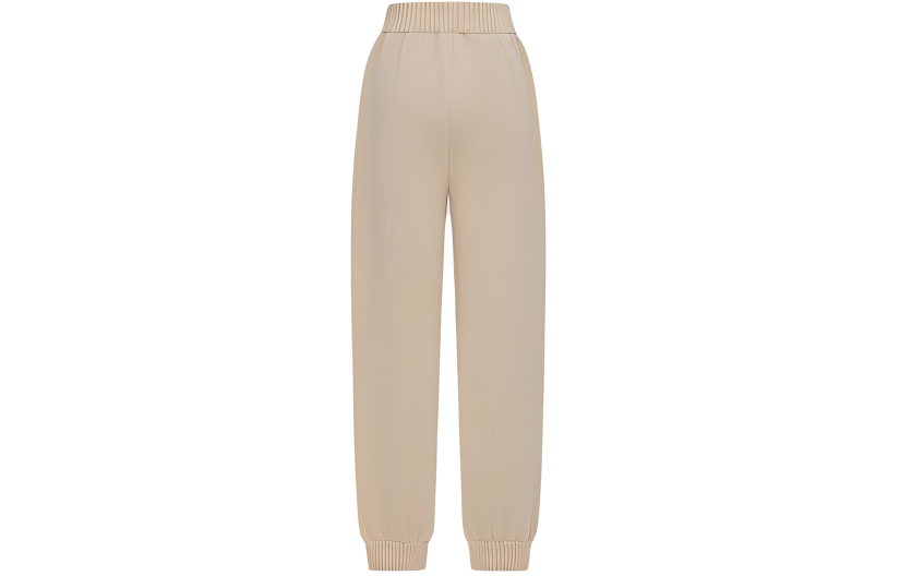 Lookbook (W) Pantalones Jogger Beige Bordados MSGM SS24 con Bolsillos. 3641MDP193247296-23