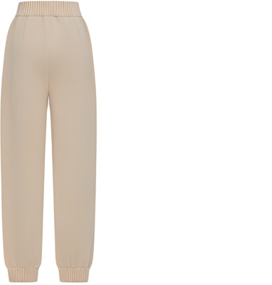 (W) Pantalones Jogger Beige Bordados MSGM SS24 con Bolsillos. 3641MDP193247296-23 Lookbook (W) Pantalones Jogger Beige Bordados MSGM SS24 con Bolsillos. 3641MDP193247296-23