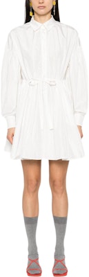 (W) MSGM 텍스처드 미니 A라인 롱 슬리브 드레스 여성 베이지. 3641MDA59247109-WHITE Lookbook (W) MSGM 텍스처드 미니 A라인 롱 슬리브 드레스 여성 베이지. 3641MDA59247109-WHITE