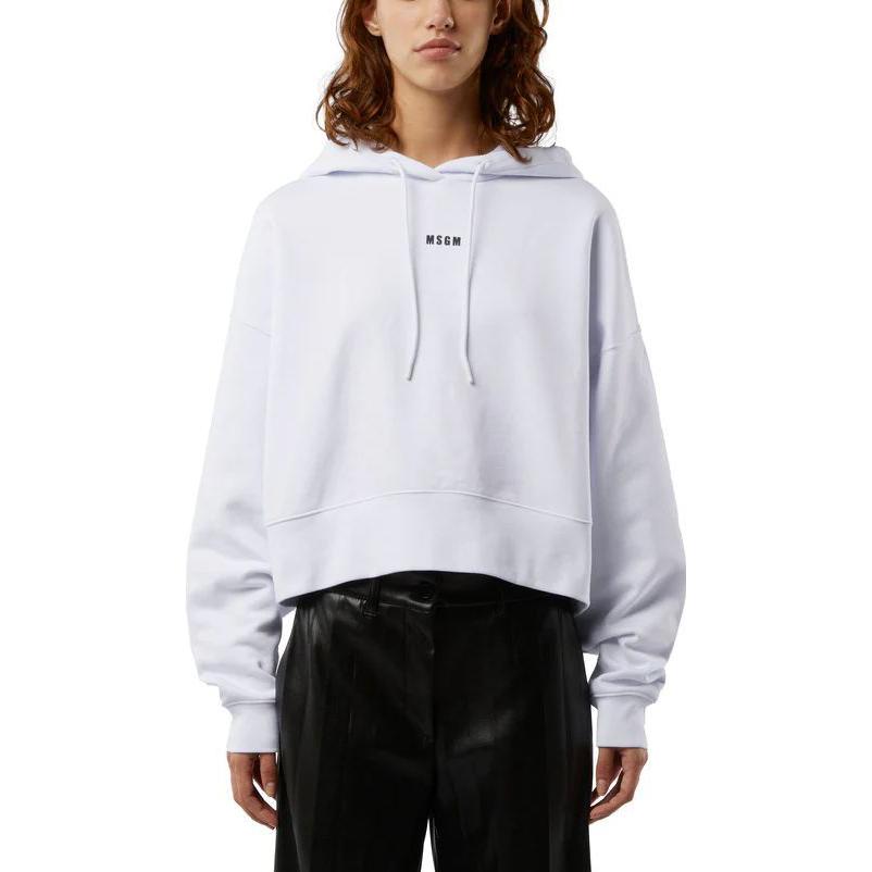 Lookbook (W) MSGM 白色字母印花長袖休閒上衣 2000MDM509-200001-1