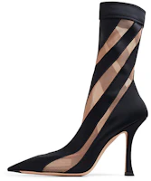 (Women) Mugler x Jimmy Choo Sock-Style Fashion Ankle Boots Black Nude JCXM Sock Ankle Boot AJJ in Black Nude Color (Women) Mugler x Jimmy Choo Sock-Style Fashion Ankle Boots Black Nude JCXM Sock Ankle Boot AJJ in Black Nude Color