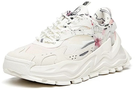 花木蘭 x Anta安踏 熾熱 復古休閒 減震防滑耐磨 老爹鞋 女款 白粉 Lookbook 花木蘭 x Anta安踏 熾熱 復古休閒 減震防滑耐磨 老爹鞋 女款 白粉