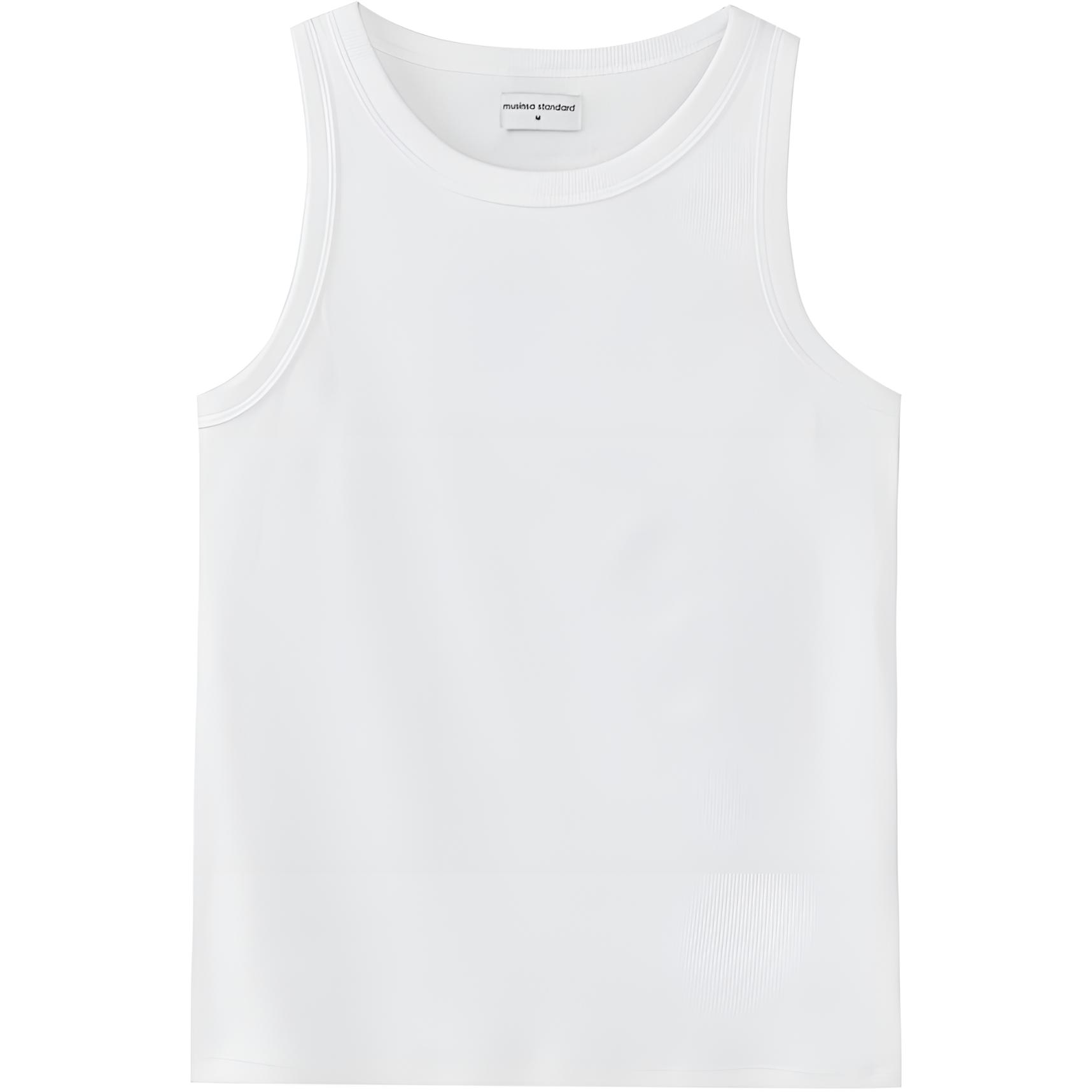 (Women) MUSINSA STANDARD SS26 Stylish Breathable Loose Tank Top Women MWCTE0Z02-WH