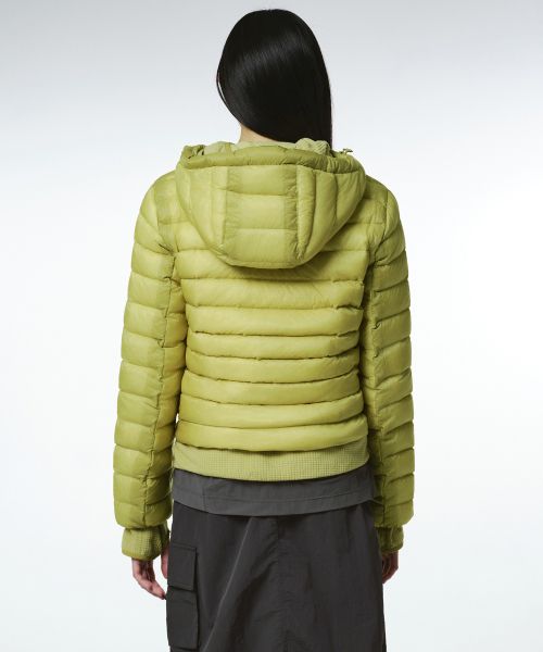Purchase (W) Musinsa Standard 女款城市休闲轻薄连帽羽绒服 [黄绿色] MWFDJ9A02-YG