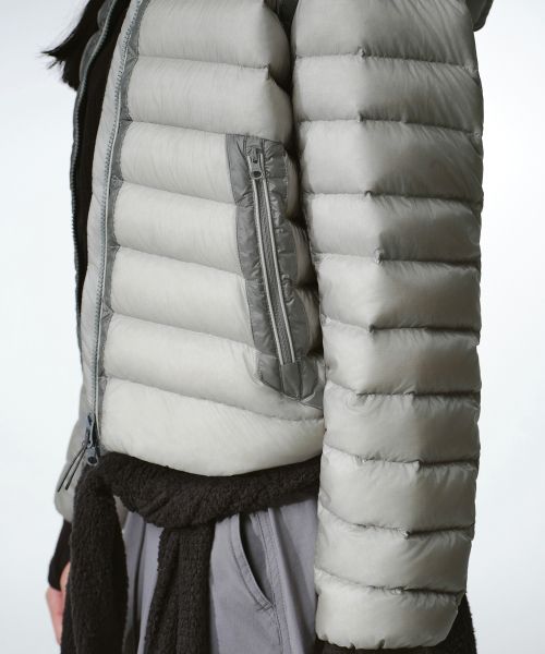 Sizing (W) Musinsa Standard 女款 [City Leisure] 輕薄連帽羽絨外套 [淺灰色] MWFDJ9A02-LG