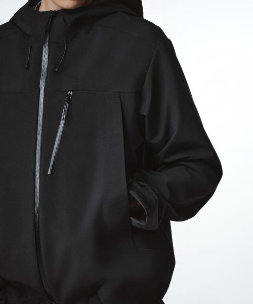 Sizing (Women) Musinsa Standard Women [City Leisure]  Shelter Windbreaker Jacket [Black] MWFJJ8B10-BK