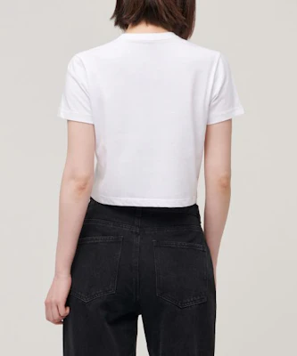 (W) MUSINSA STANDARD レディース クールスタンダード クルーネック クロップTシャツ ホワイト MWBTS5Z10-WH Lookbook (W) MUSINSA STANDARD レディース クールスタンダード クルーネック クロップTシャツ ホワイト MWBTS5Z10-WH