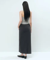 Lookbook (W) MUSINSA STANDARD レディース クールスタンダード ストレートマキシスカート グレー MWFSK5C02-GR