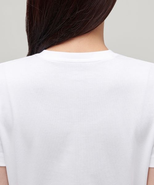Cheap (Women) MUSINSA STANDARD WOMEN [Coolstandard] Basic Crew Neck T-Shirt [White] MWATS5Z09-WH
