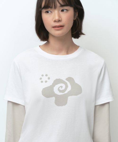 Purchase (W) ムシンサスタンダード ウィメンズ Ohesioコラボ レイヤード長袖Tシャツ ホワイト MWFTL9D61-WH