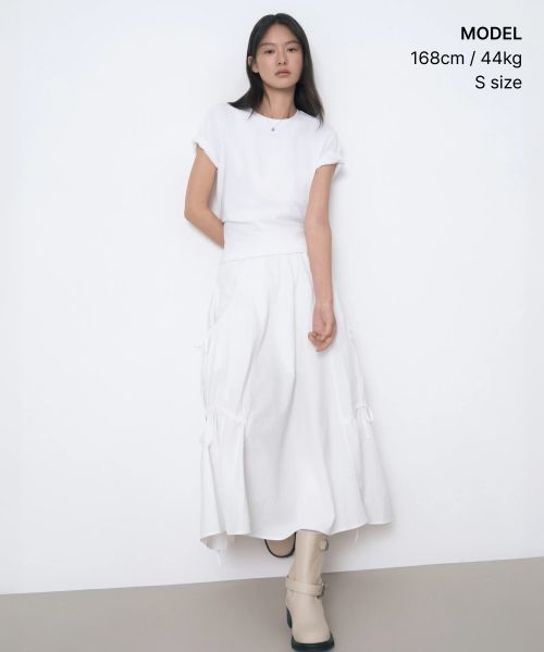 Order (Women) MUSINSA STANDARD WOMEN Basic Crew Neck T-Shirt [White] MWJTS0Z02-WH