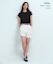 Shop (W) MUSINSA STANDARD 女士基础款黑色圆领T恤 MWJTS0Z02-BK