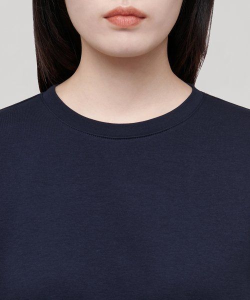 Purchase (W) MUSINSA STANDARD 女士基本款圆领T恤 [深蓝色] MWJTS0Z02-DN